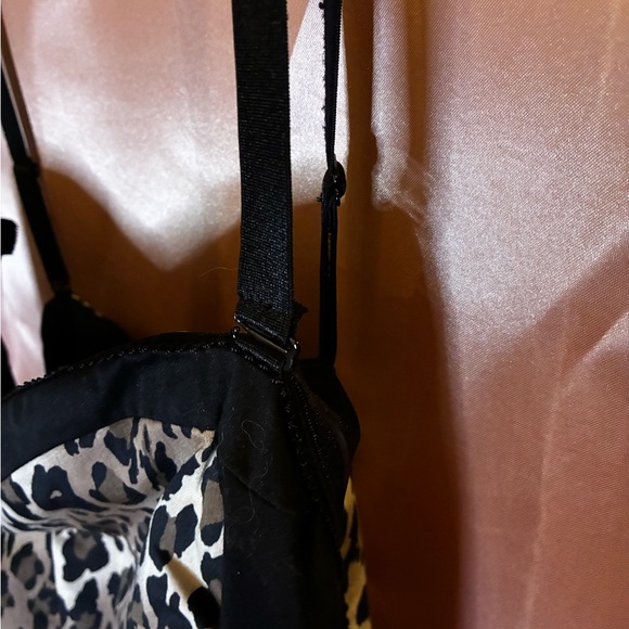 Torrid Leopard Print Black Bustier Dress Plus Size 26 - Picture 5 of 13
